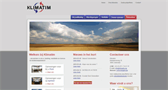 Desktop Screenshot of klimatim.be
