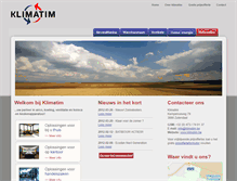 Tablet Screenshot of klimatim.be